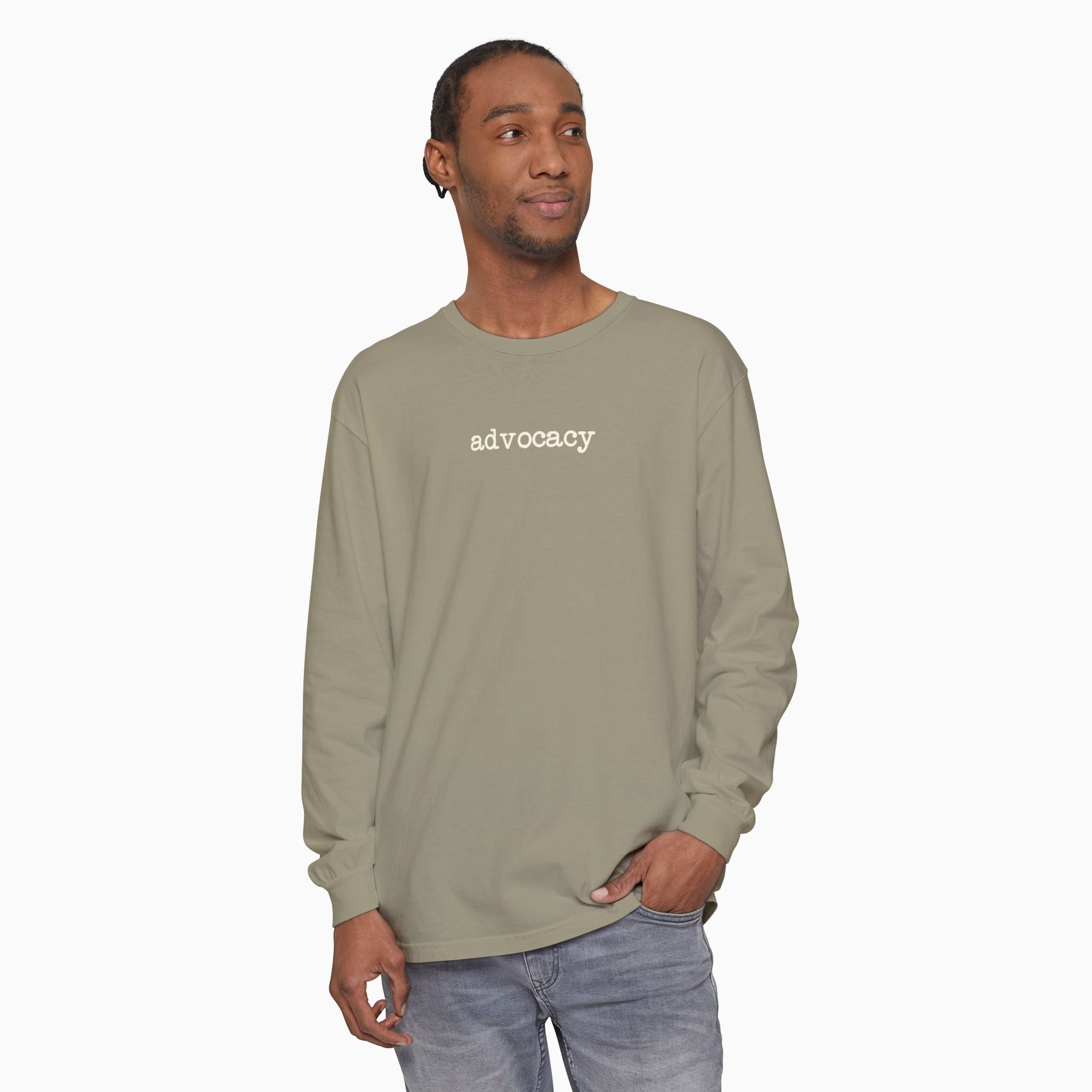 Advocacy Statement Comfort Colors Long Sleeve T-Shirt