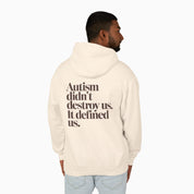 Autism Didn't Destroy Us Comfort Colors Lightweight Hoodie