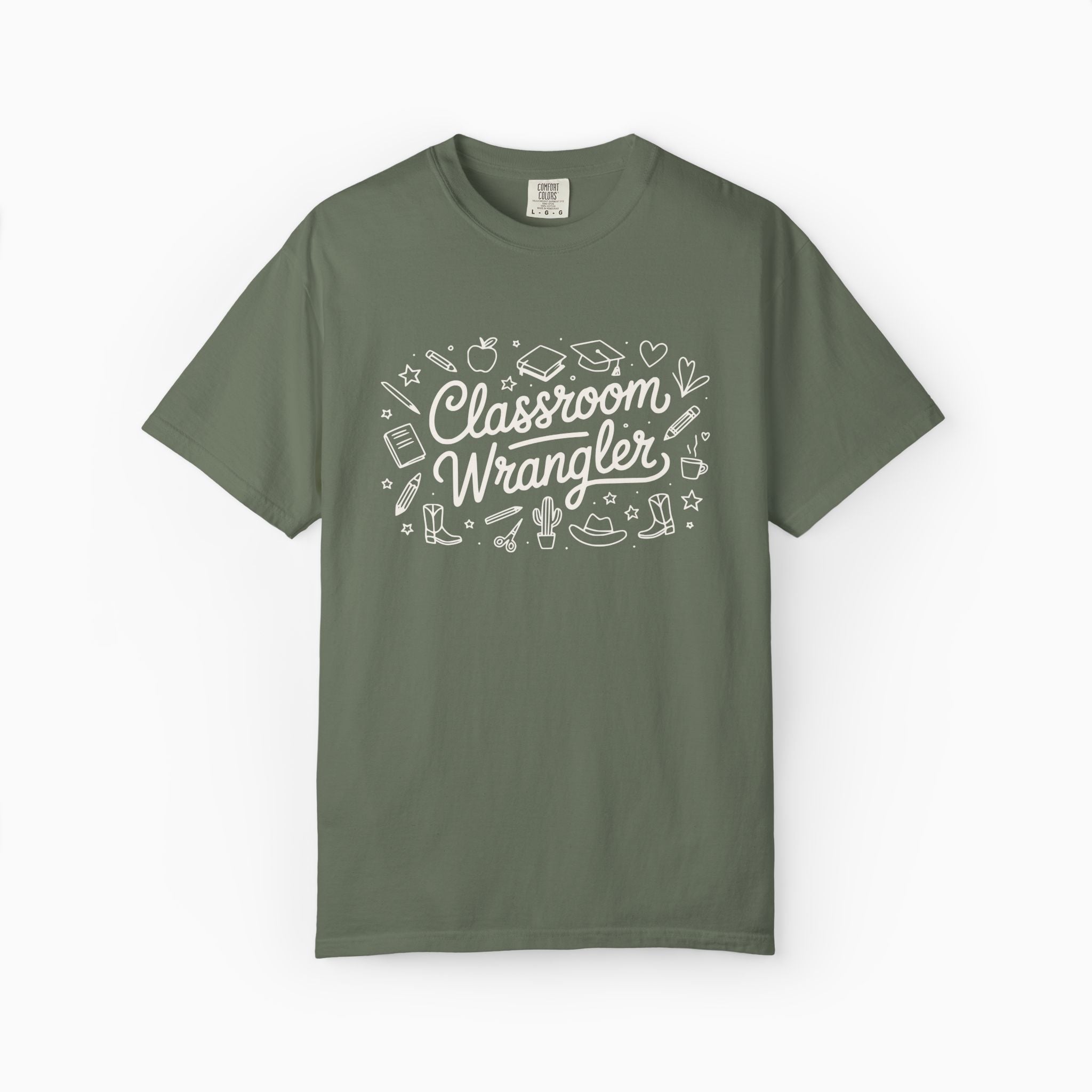 Classroom Wrangler Comfort Colors Tee