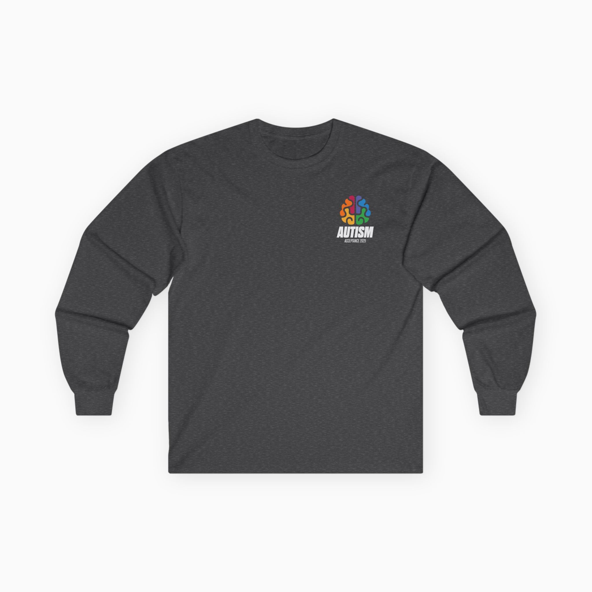 Autism Awareness 2025 - Brainbow Long Sleeve Tee