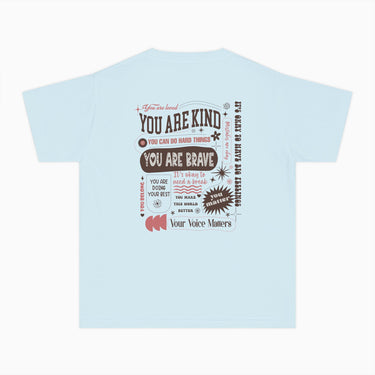 Autism Kids clothes - Together We Bloom Comfort Colors Youth Tee - Daily Bloom