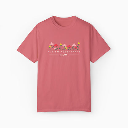 Autism Acceptance Mom Comfort Colors Tee