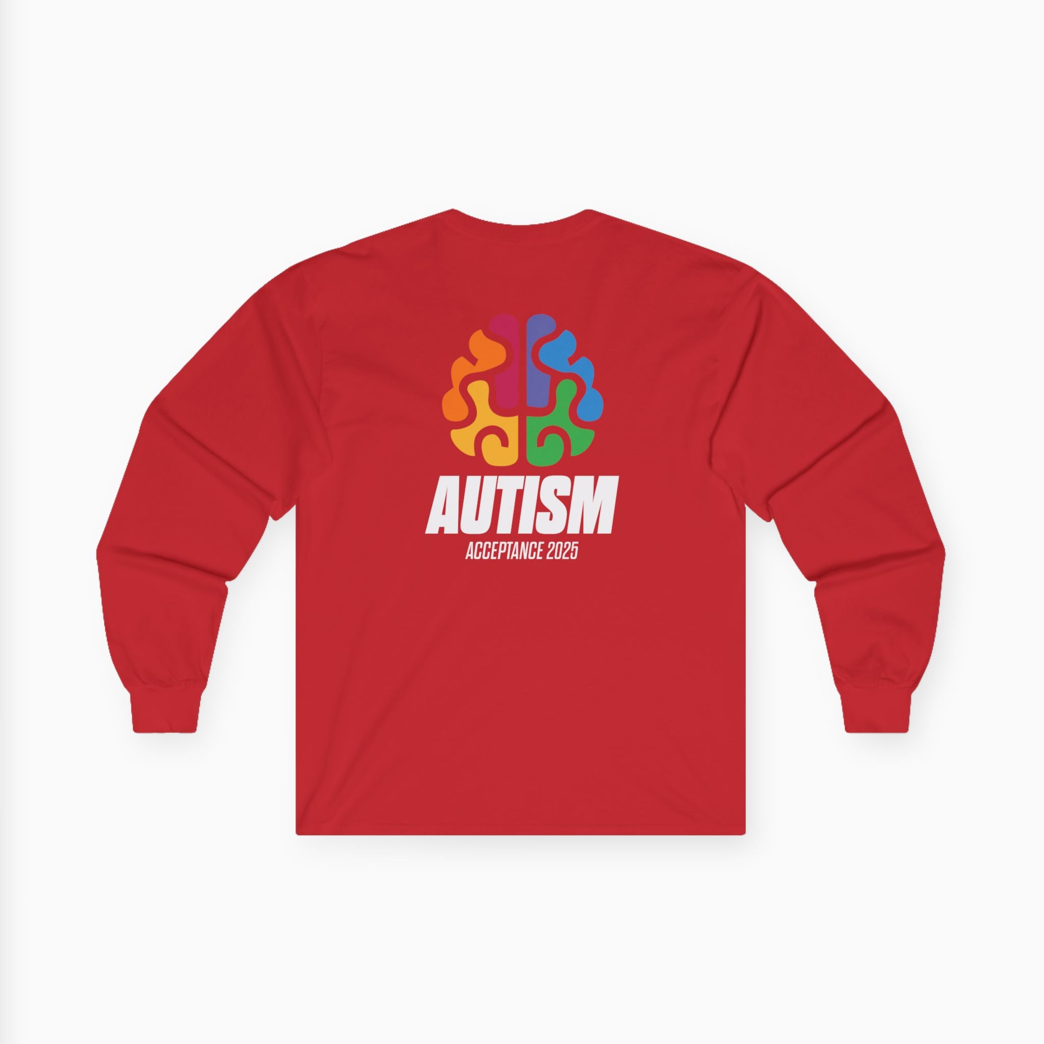 Autism Awareness 2025 - Brainbow Long Sleeve Tee