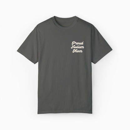 Proud Autism Mom Comfort Colors Tee