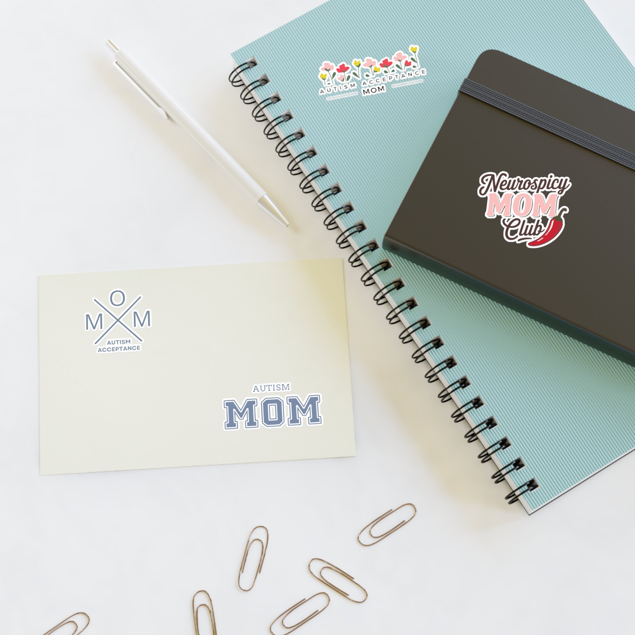 Mother's Day 2025 - Autism Mom Vinyl Sticker Sheet