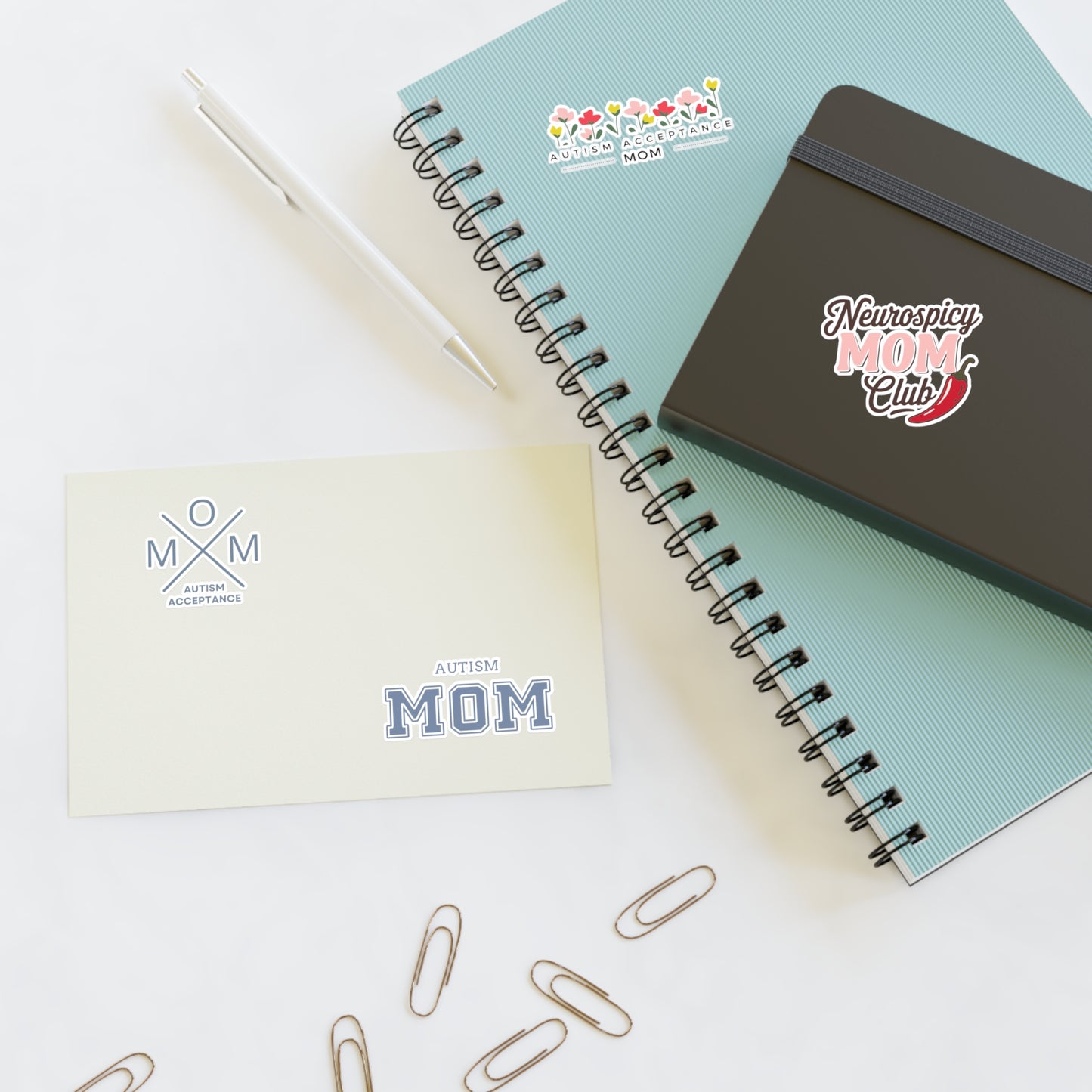 Mother's Day 2025 - Autism Mom Vinyl Sticker Sheet