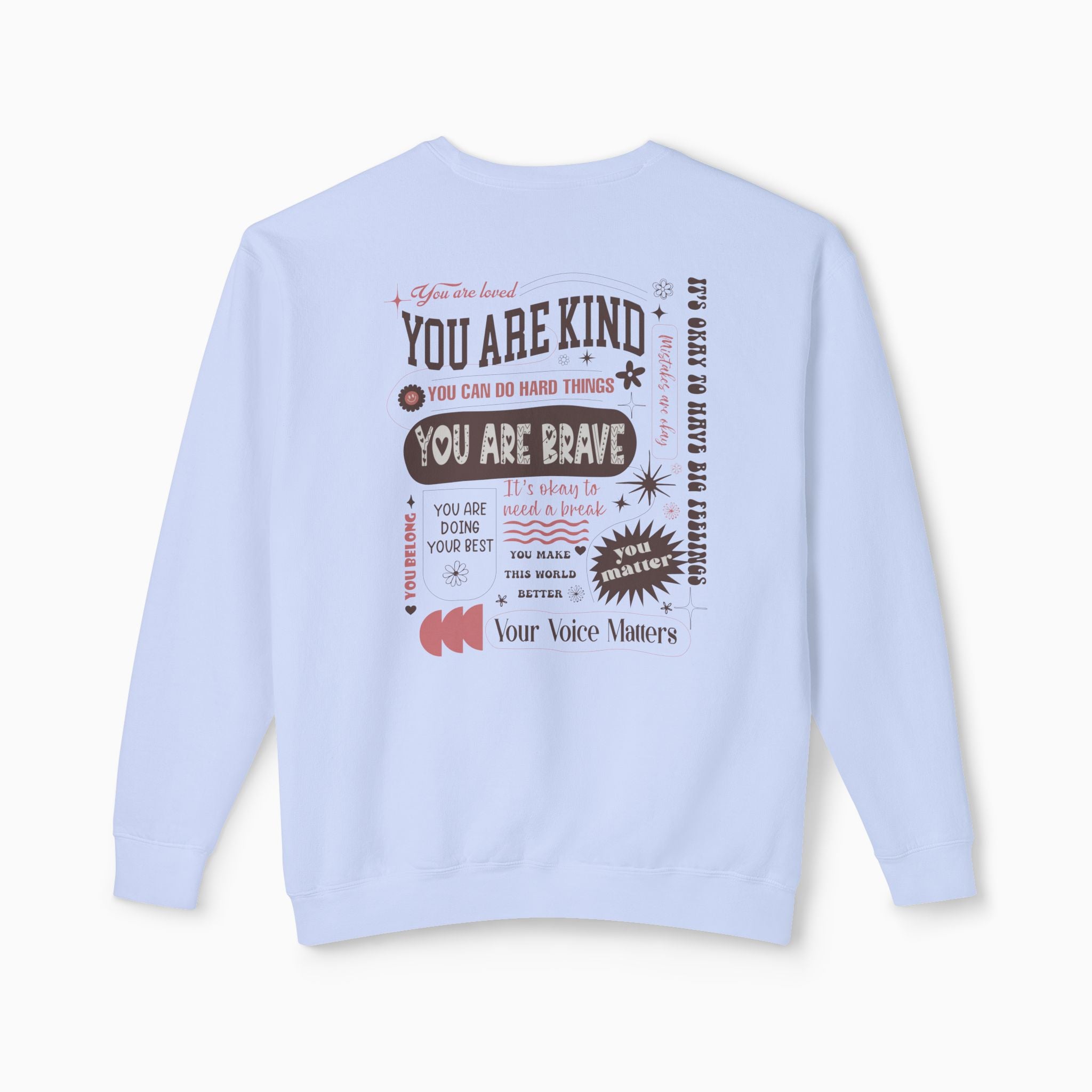 Together We Bloom Comfort Colors Lightweight Sweatshirt