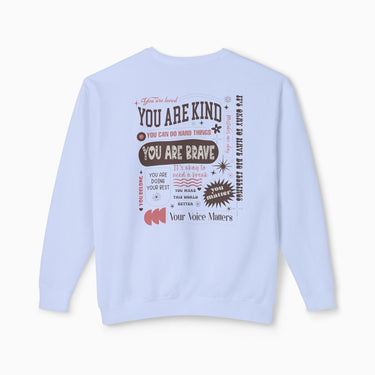 Autism Sweatshirt - Together We Bloom Comfort Colors Lightweight Sweatshirt - Daily Bloom