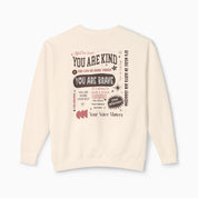Together We Bloom Comfort Colors Lightweight Sweatshirt