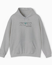 Accept Adapt Advocate Love Hearts Hoodie