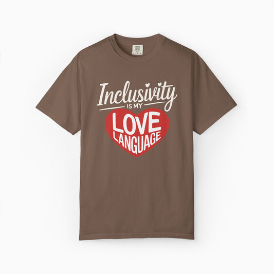 Inclusivity is my Love Language Comfort Colors Tee