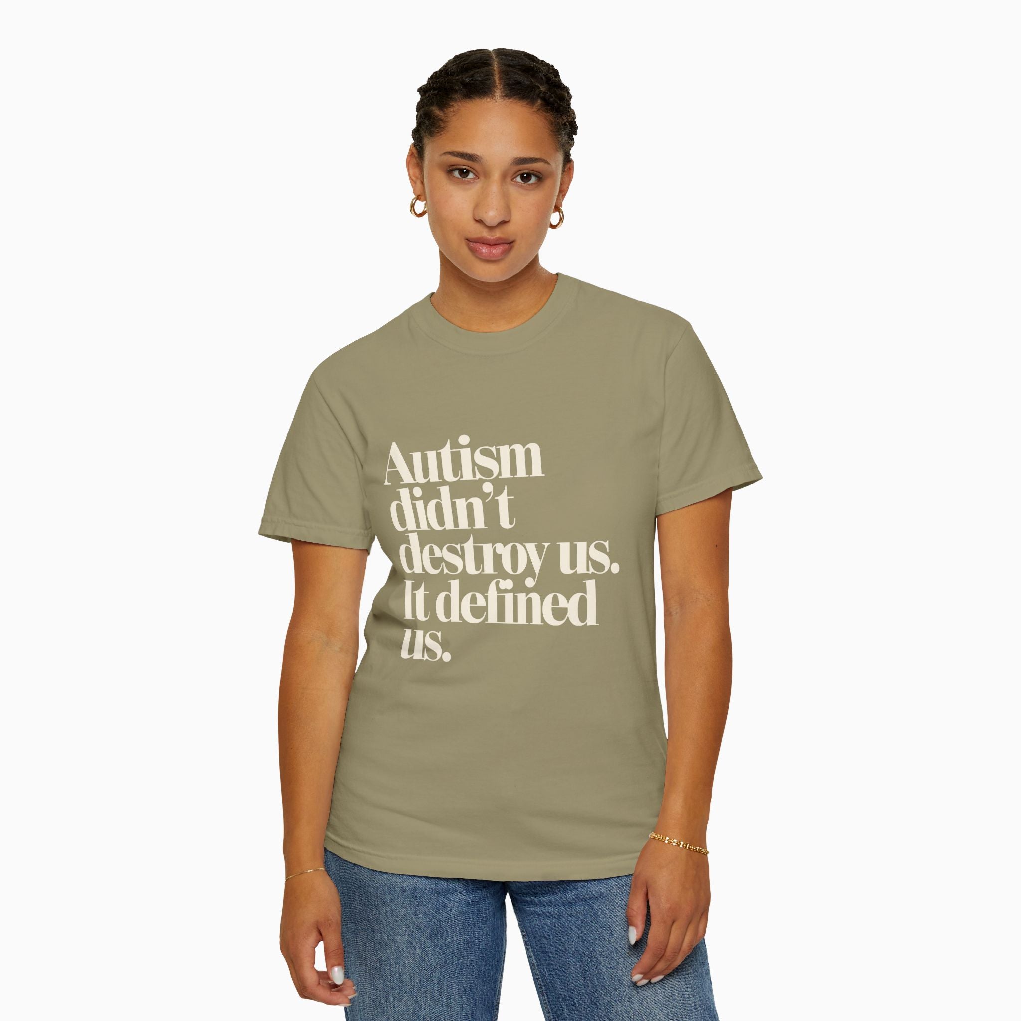 Autism Didn't Destroy Us Comfort Colors Tee