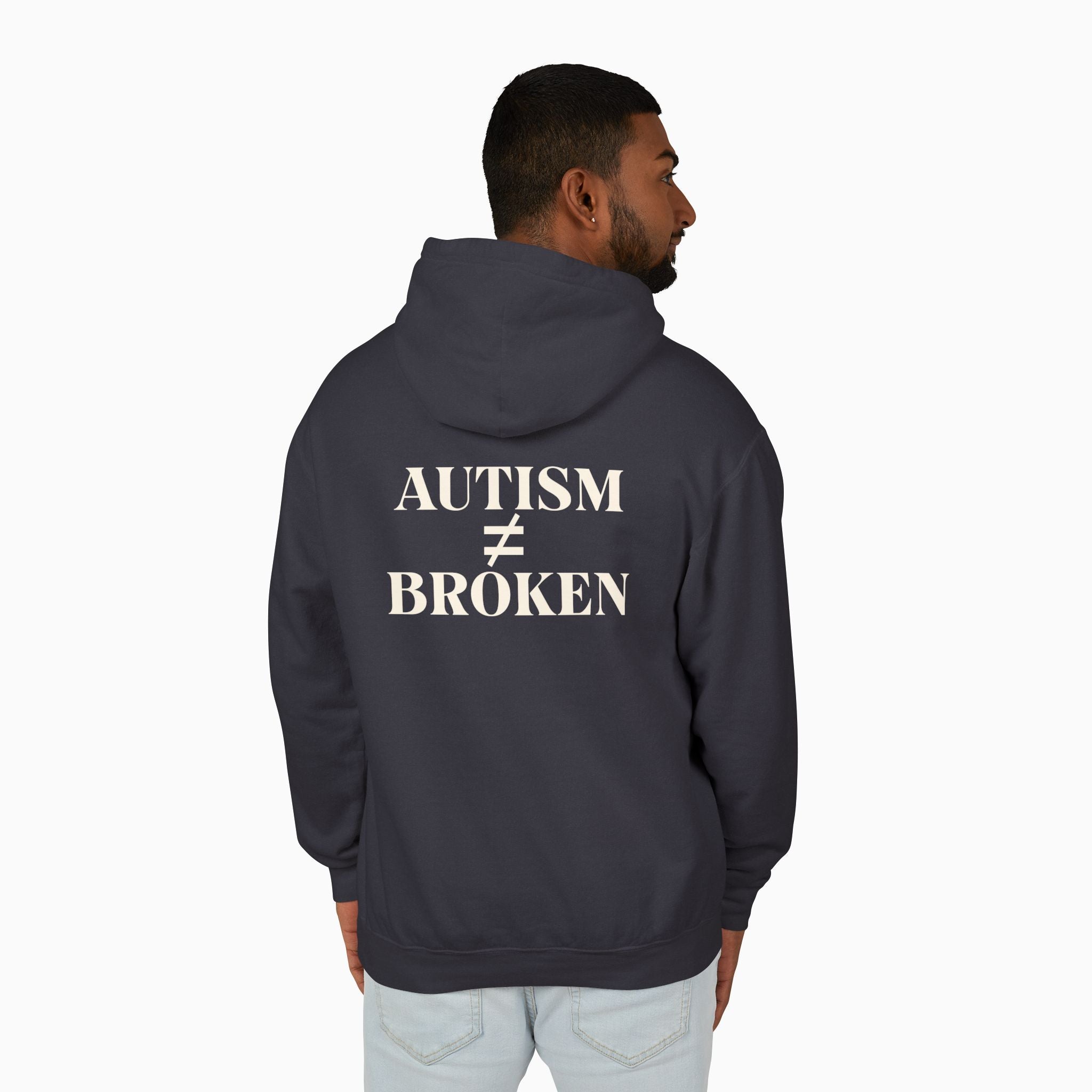 Autism ≠ Broken Comfort Colors Lightweight Hoodie