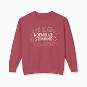 Normalize Stimming Comfort Colors Lightweight Sweatshirt