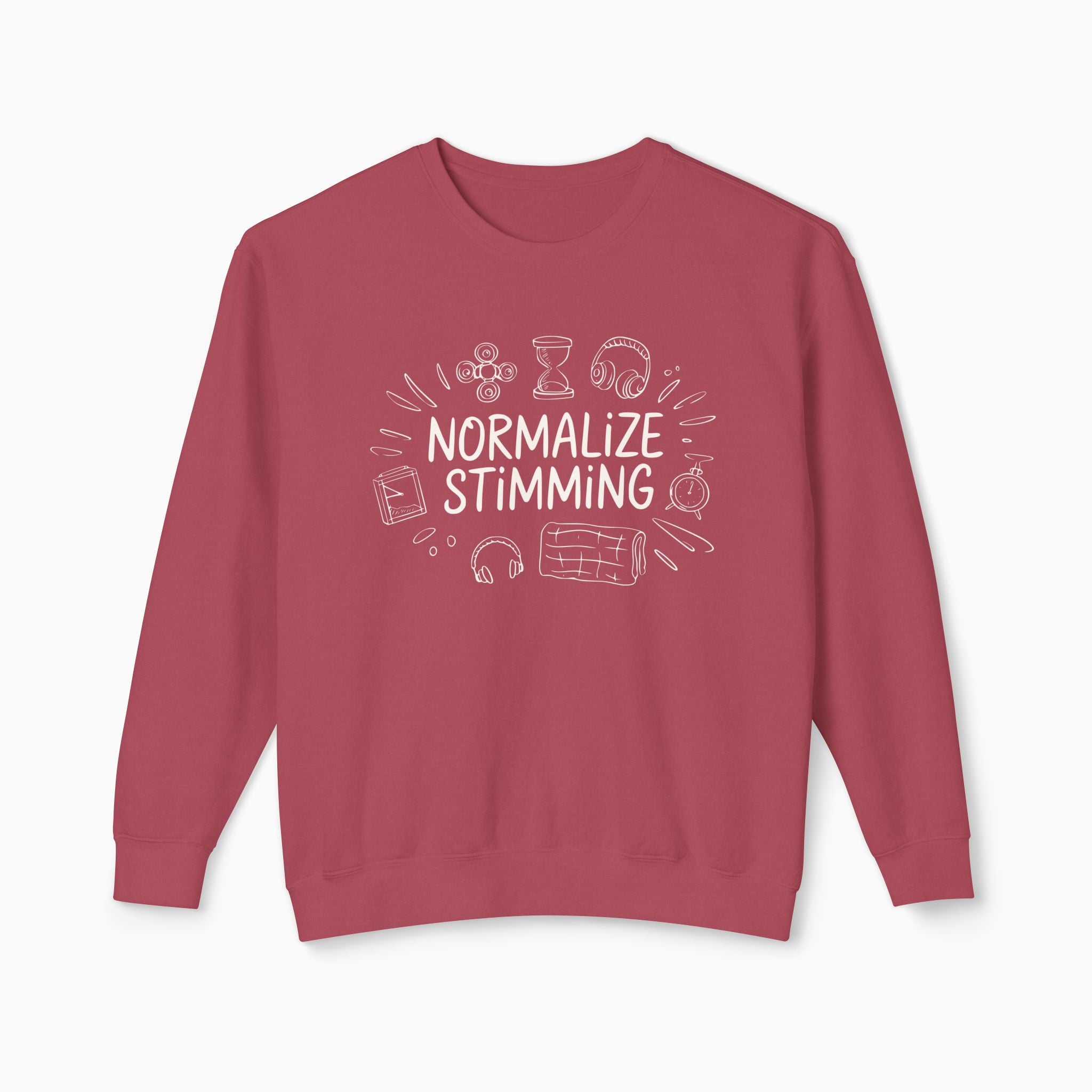 Normalize Stimming Comfort Colors Lightweight Sweatshirt