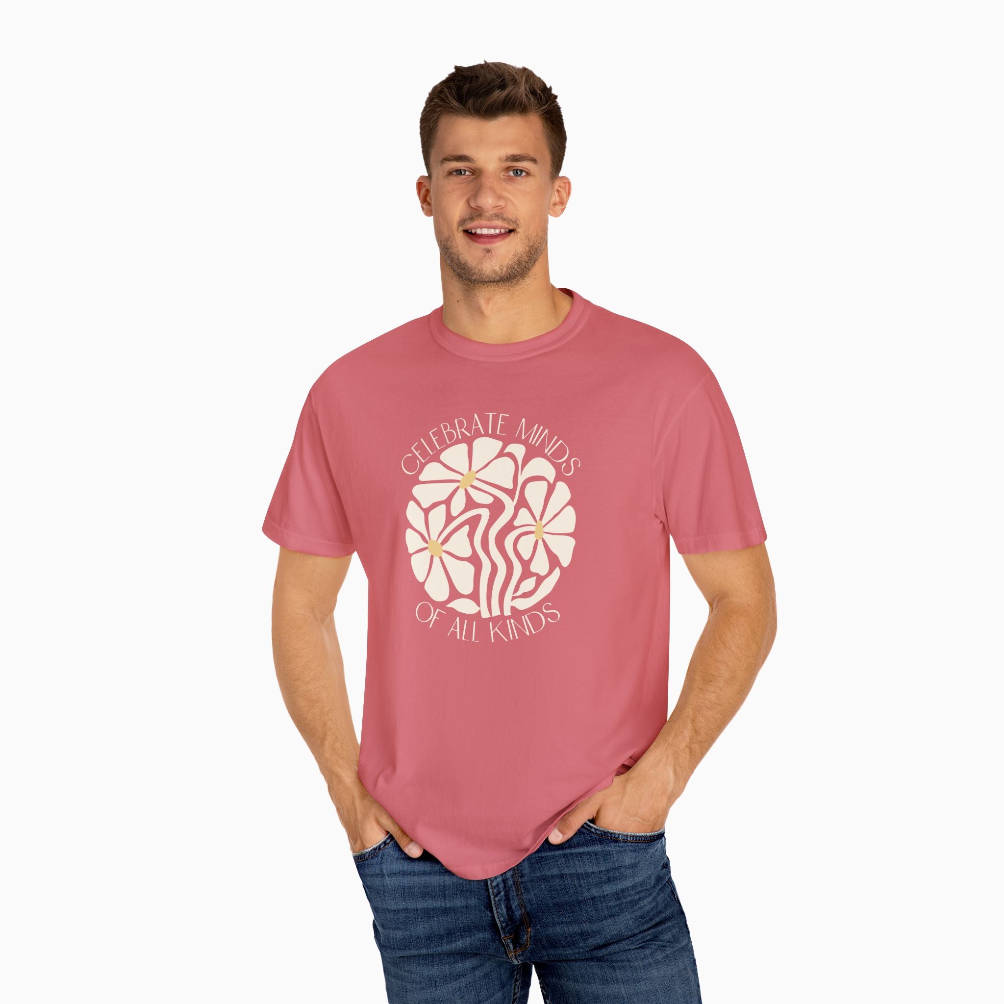 Celebrate Minds of All Kinds Comfort Colors Tee