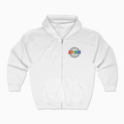 Autism Awareness 2025 - Blooms of Color All Around Zip Up Hoodie