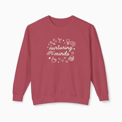 Nurturing Minds Comfort Colors Lightweight Sweatshirt