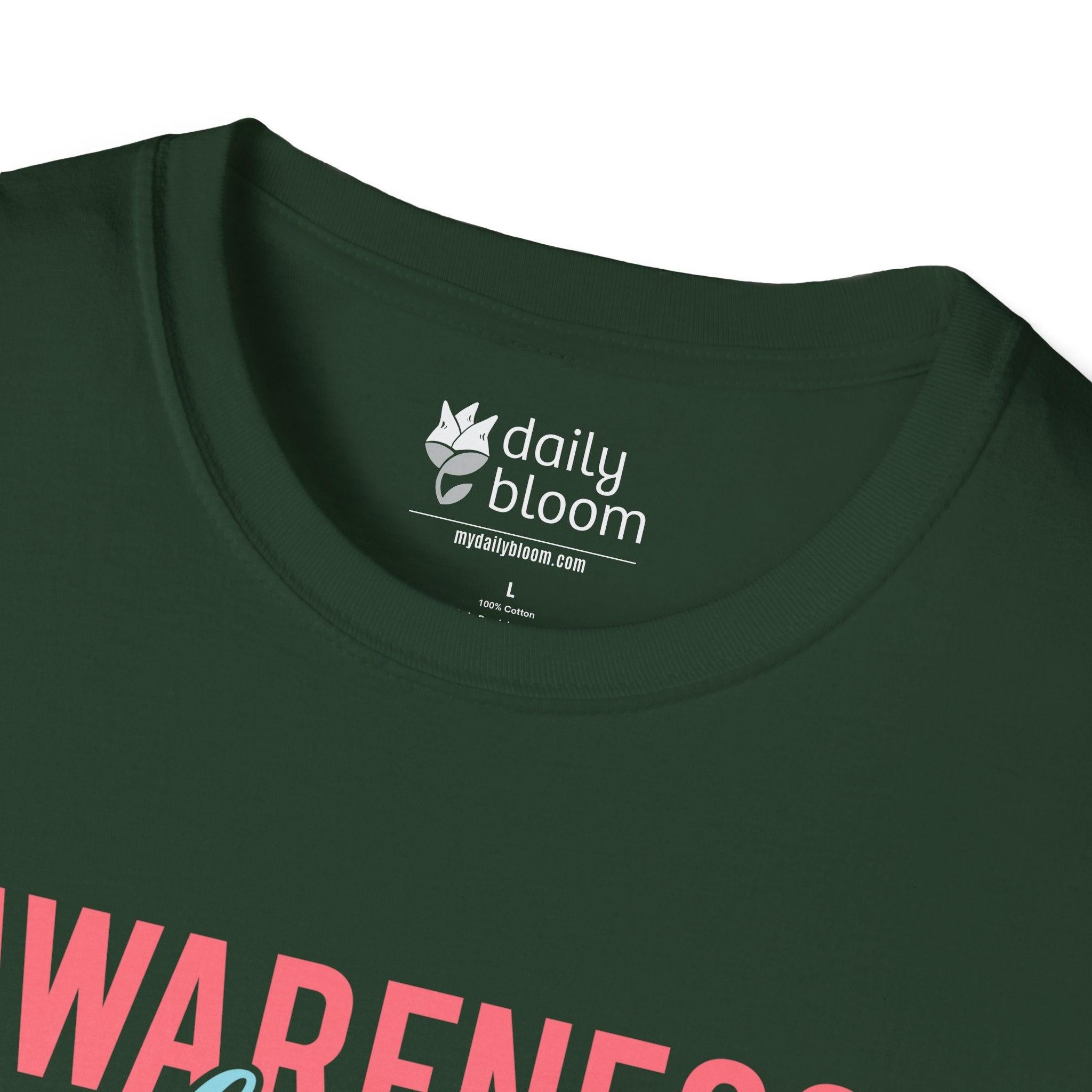 Awareness Informs Acceptance Transforms Tee-Neurodiversity, ADHD & Autism Awareness & Acceptance T-Shirt by Daily Bloom