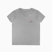 Autism Awareness 2025 - Loop of Acceptance Ladies V-Neck T-Shirt