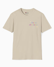 Advocate Support Empower Include Tee w/ Back Print-Sand-Neurodiversity, ADHD & Autism Awareness & Acceptance T-Shirt by Daily Bloom