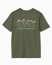 Progress over Perfection Tee w/ Back Print