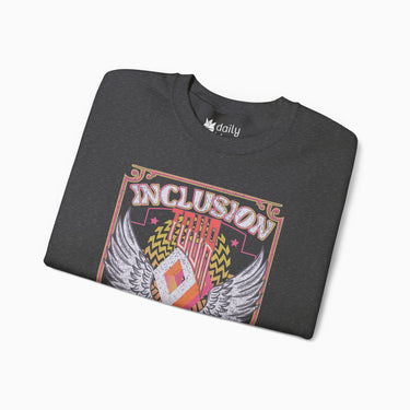 Autism Sweatshirt - Inclusion Tour Tag Free Sweatshirt - Daily Bloom
