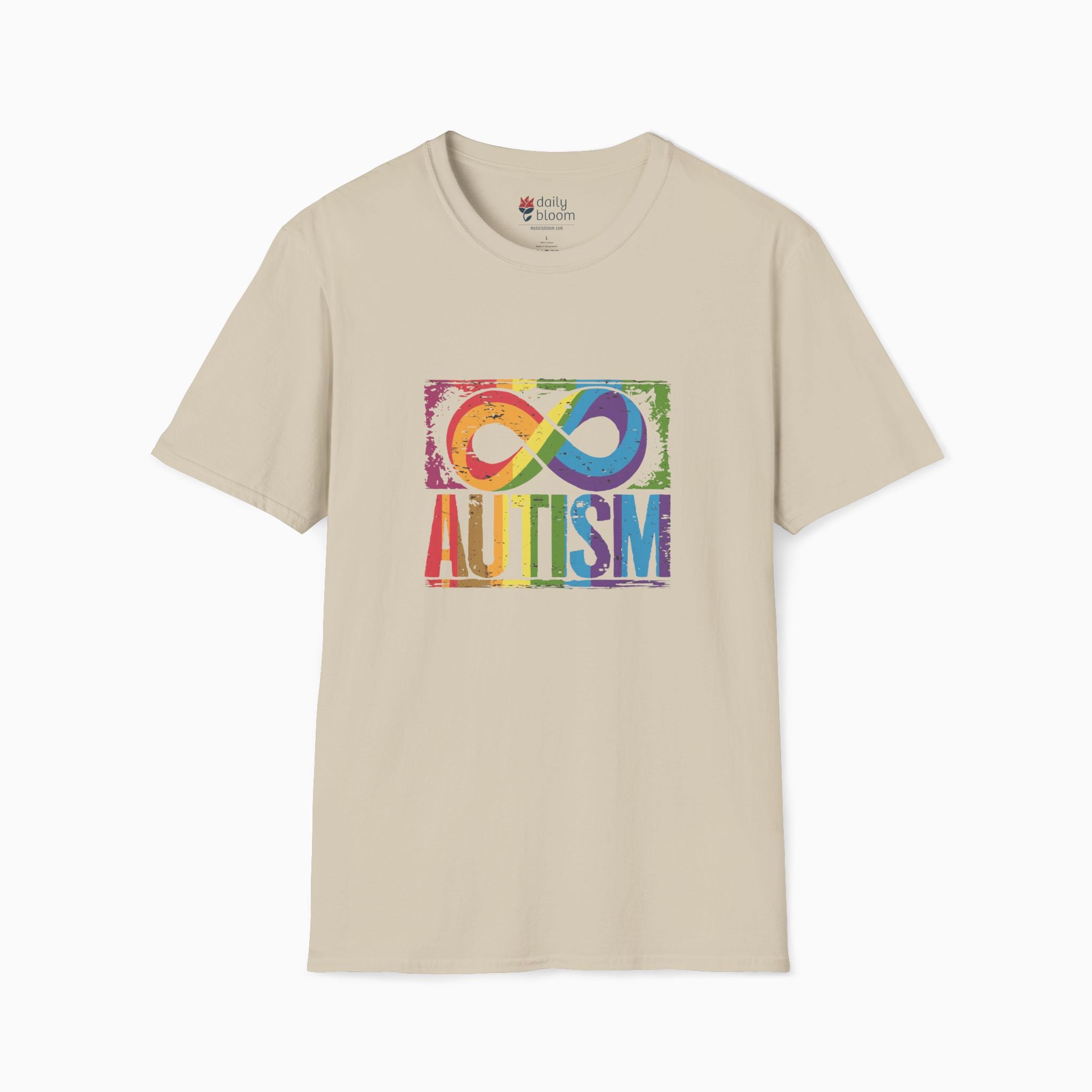 Autism Grunge Infinity Rainbow Tee