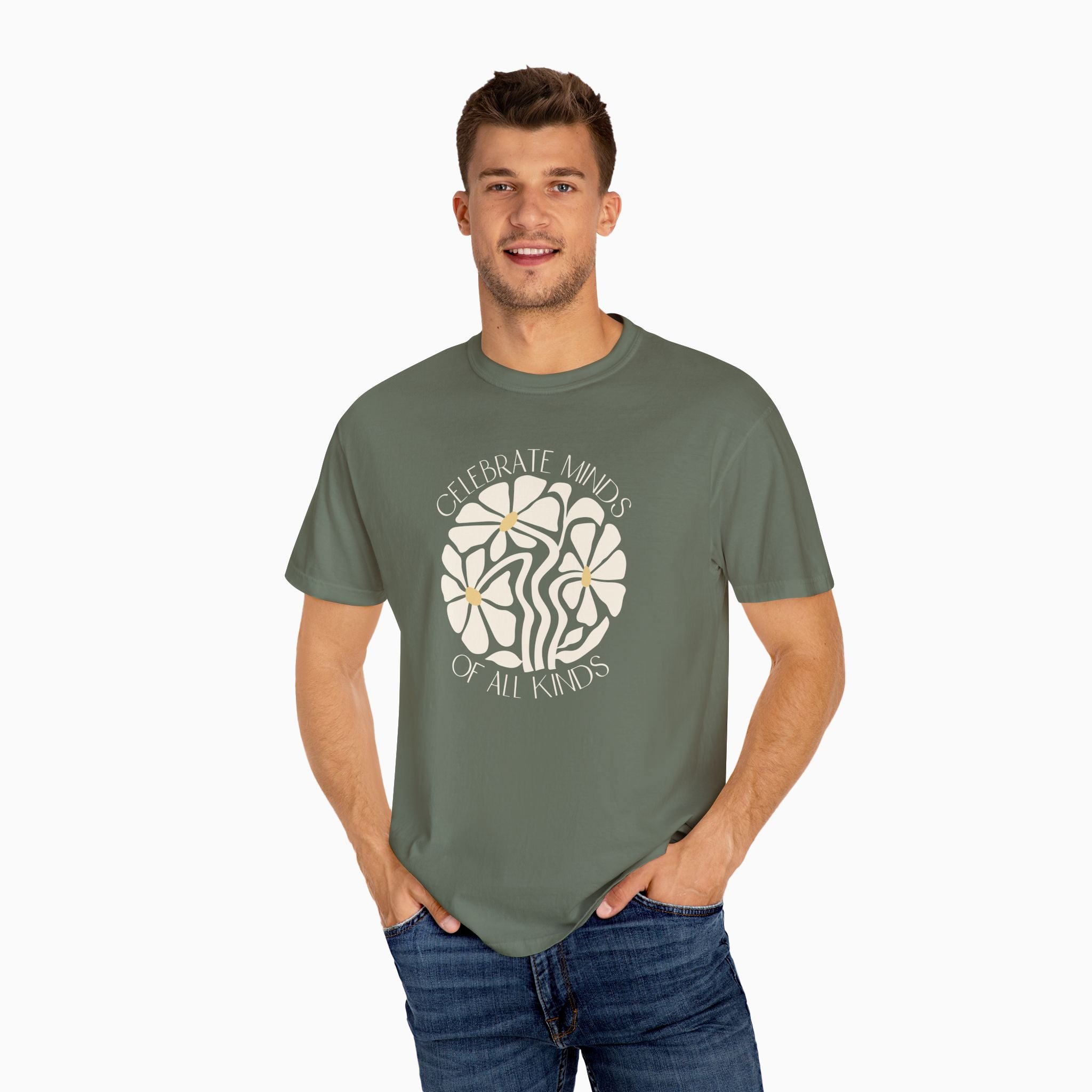 Celebrate Minds of All Kinds Comfort Colors Tee