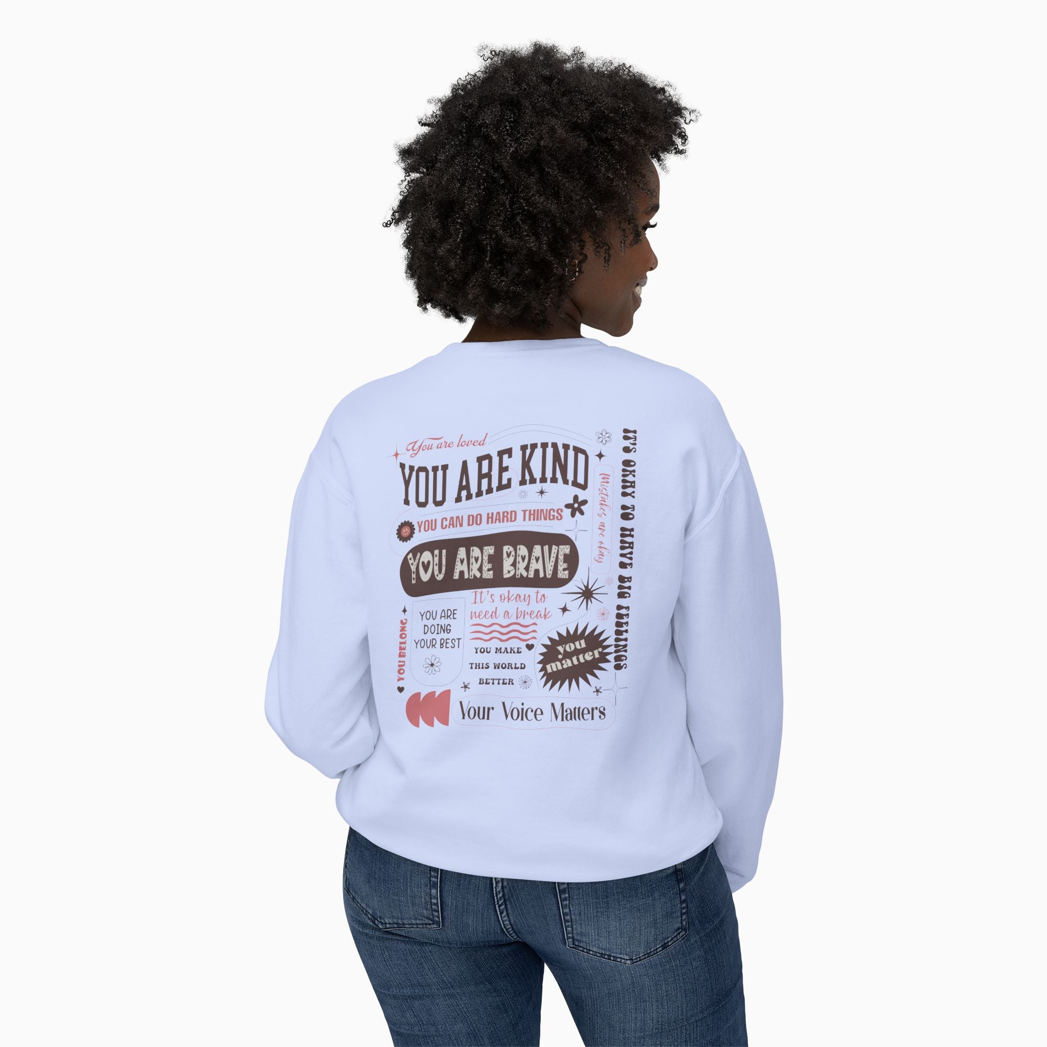 Together We Bloom Comfort Colors Lightweight Sweatshirt