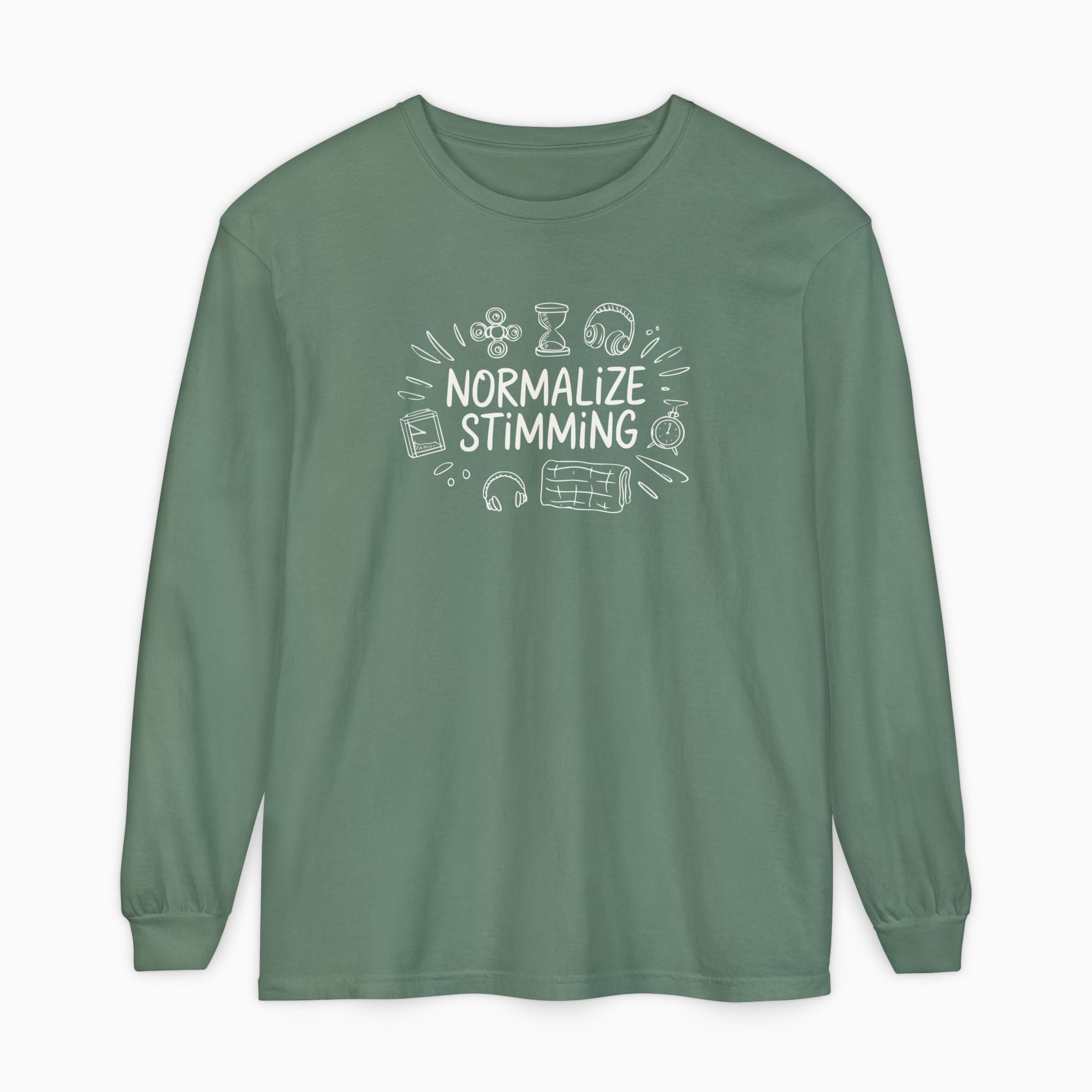 Normalize Stimming Comfort Colors Long Sleeve T-Shirt