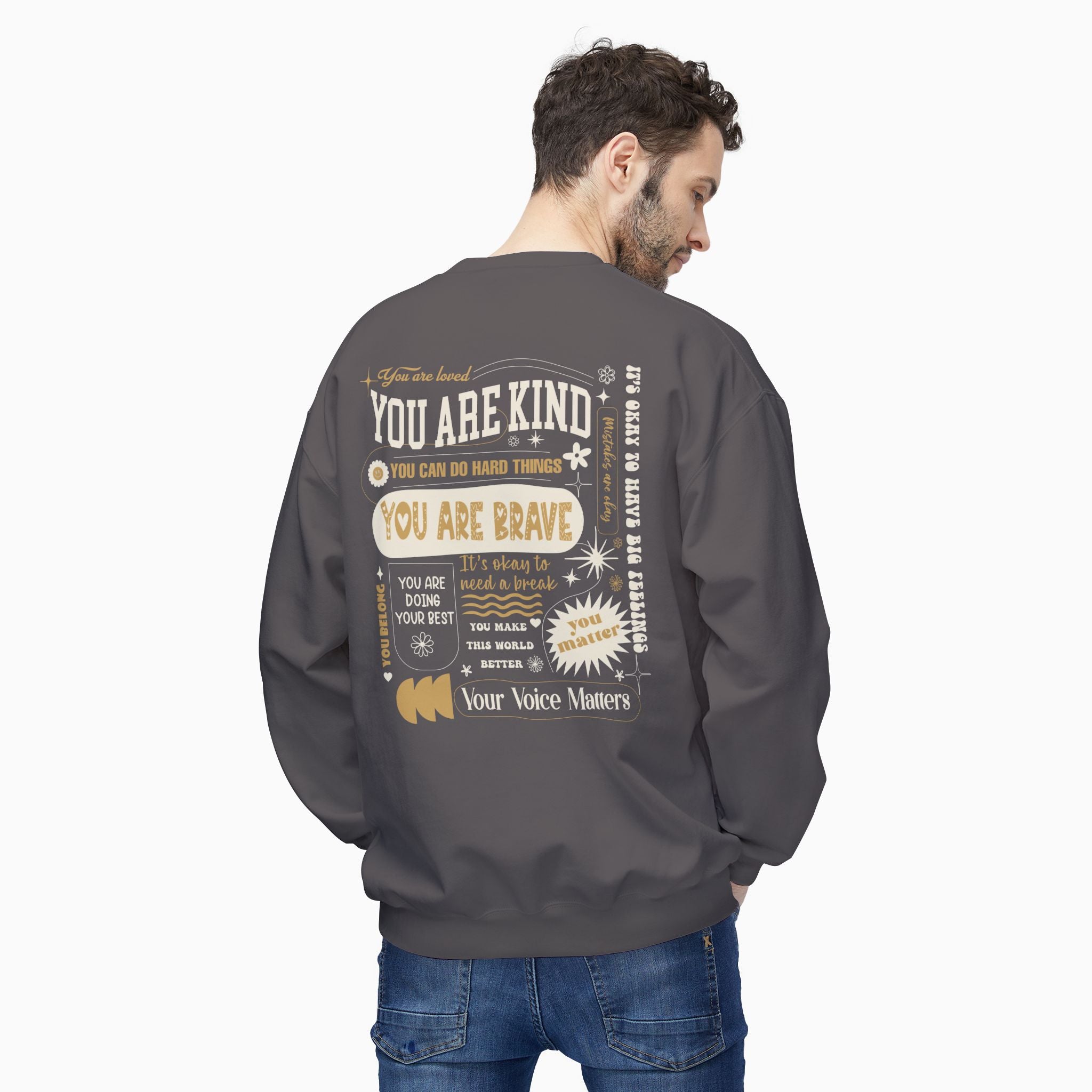 Together We Bloom Tag Free Sweatshirt