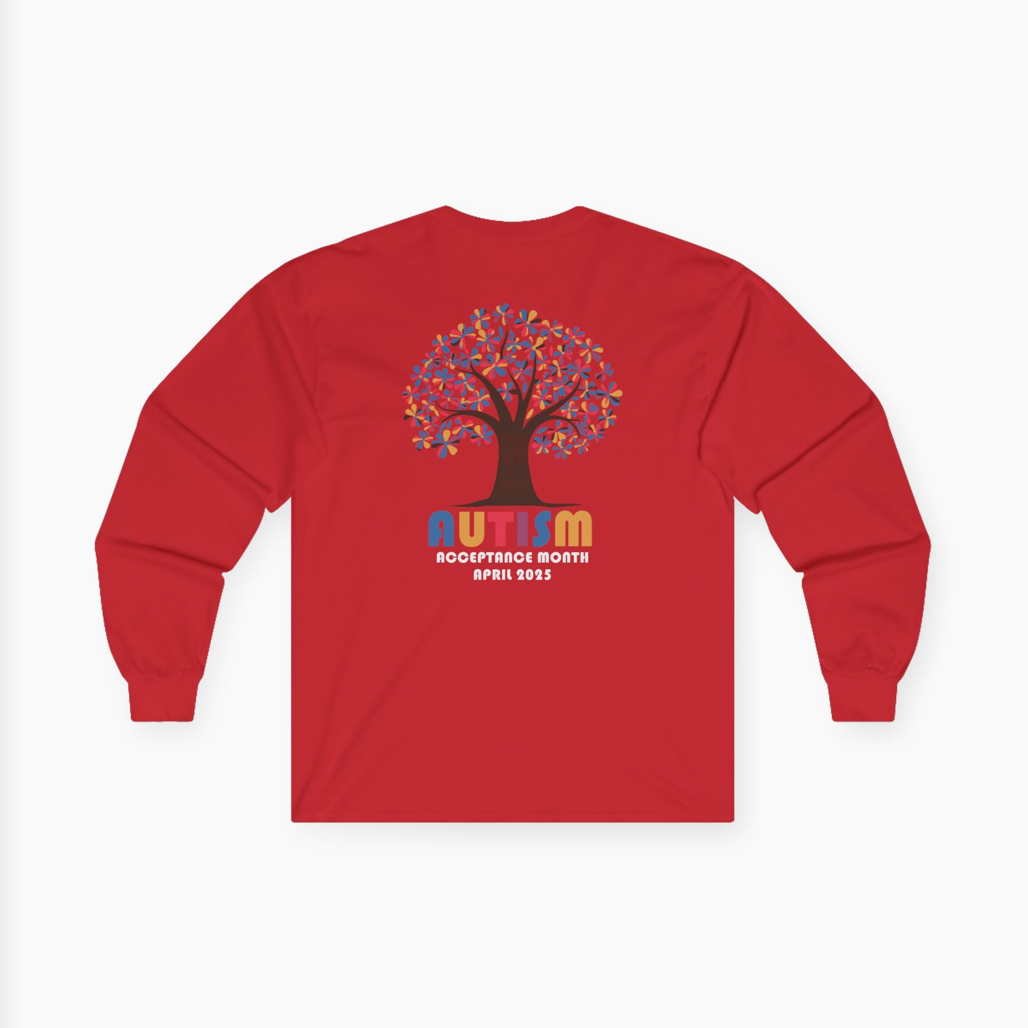 Autism Awareness 2025 - Tree of Acceptance Long Sleeve Tee