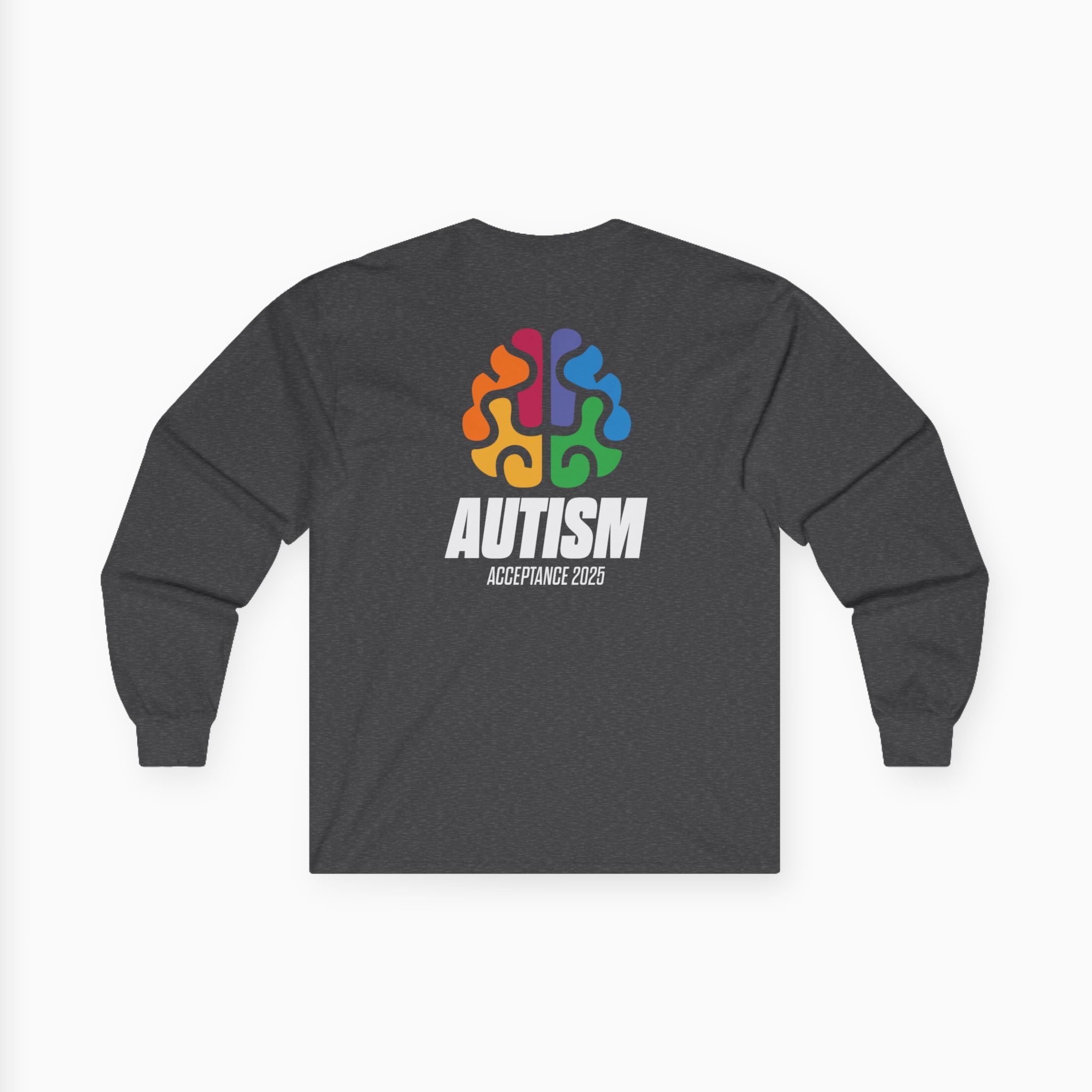 Autism Awareness 2025 - Brainbow Long Sleeve Tee