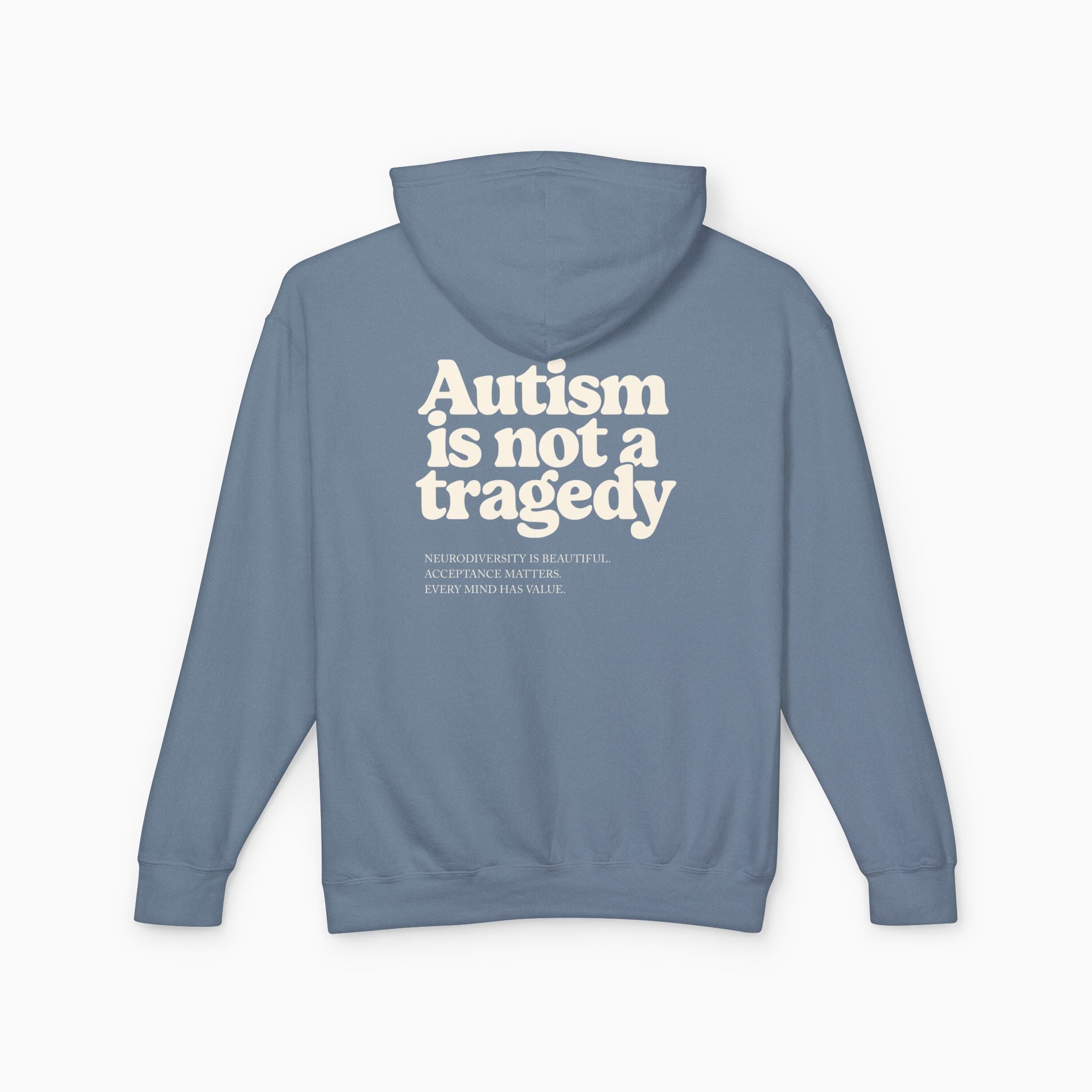 Autism is Not a Tragedy Comfort Colors Lightweight Hoodie