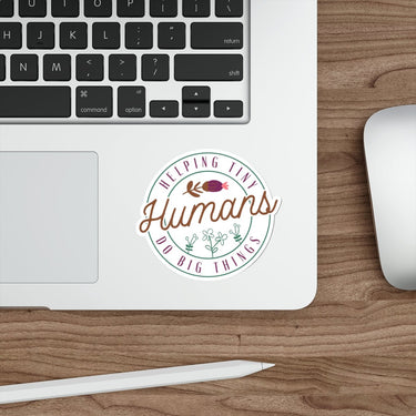 Autism Paper products - Helping Tiny Humans Do Big Things Sticker - Daily Bloom