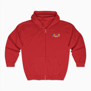 Autism Awareness 2025 - Tree of Acceptance Zip Up Hoodie