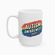 Autism Awareness 2025 - Brushstrokes of Awareness Ceramic Mug