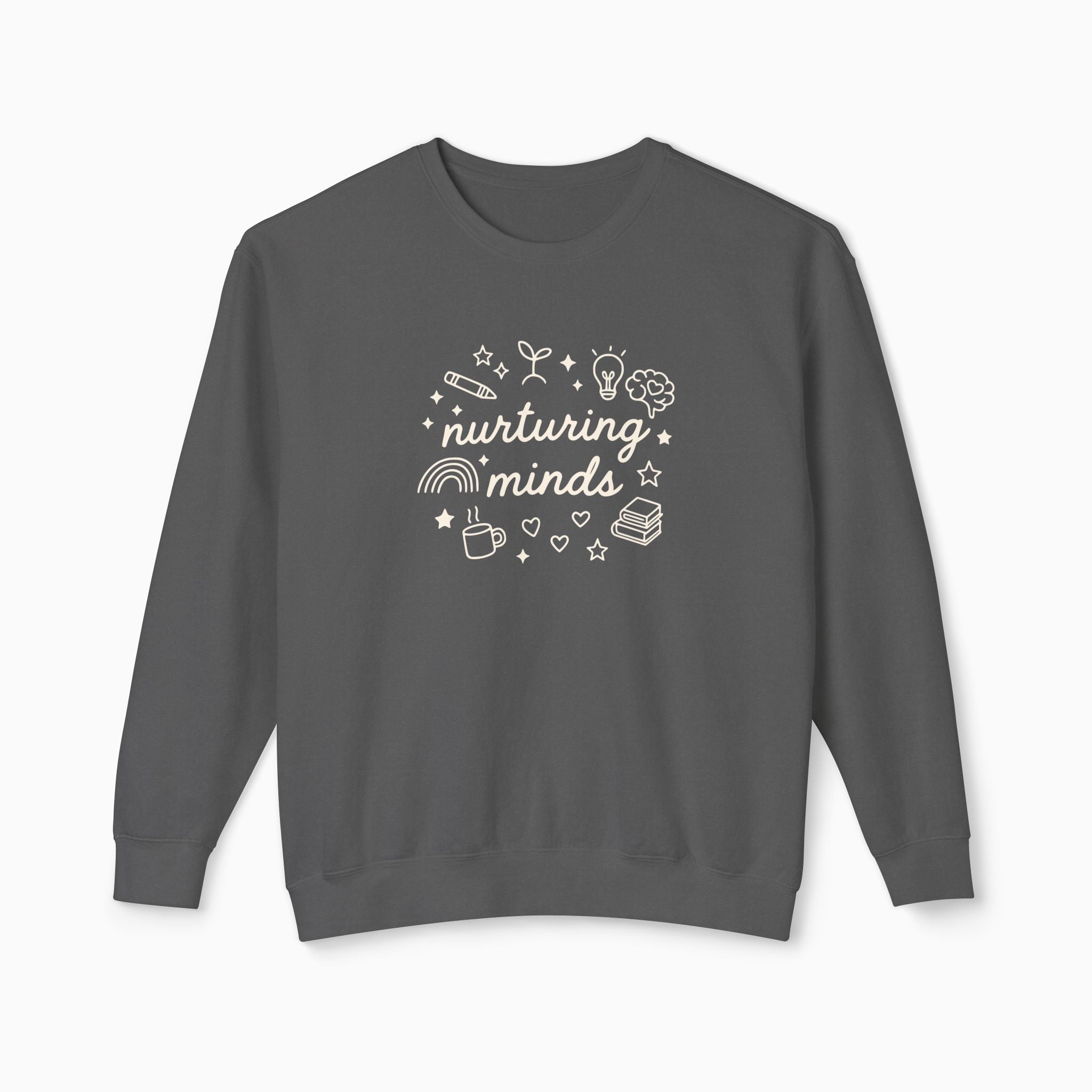 Nurturing Minds Comfort Colors Lightweight Sweatshirt