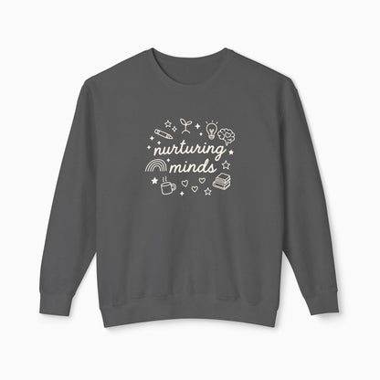 Nurturing Minds Comfort Colors Lightweight Sweatshirt