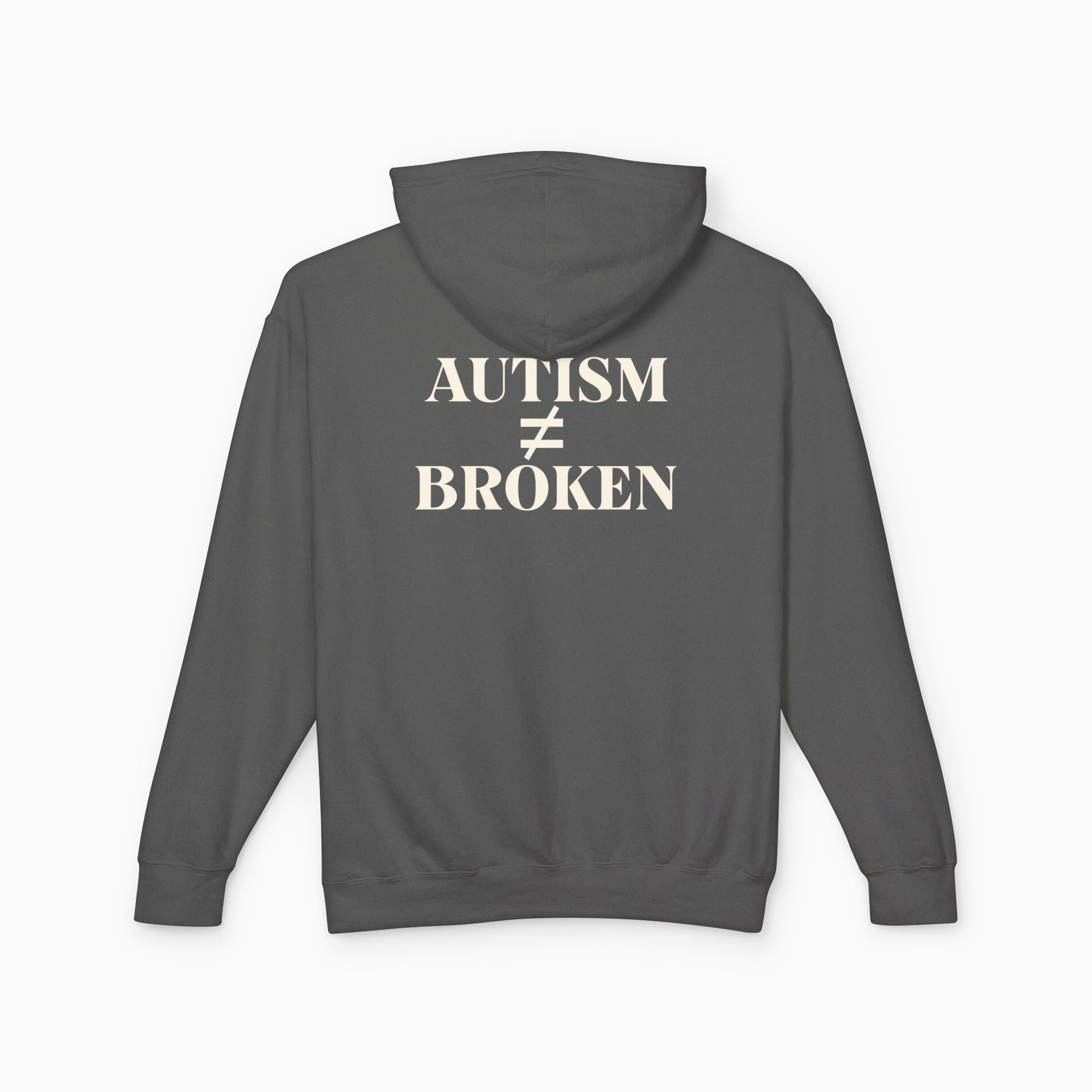 Autism ≠ Broken Comfort Colors Lightweight Hoodie
