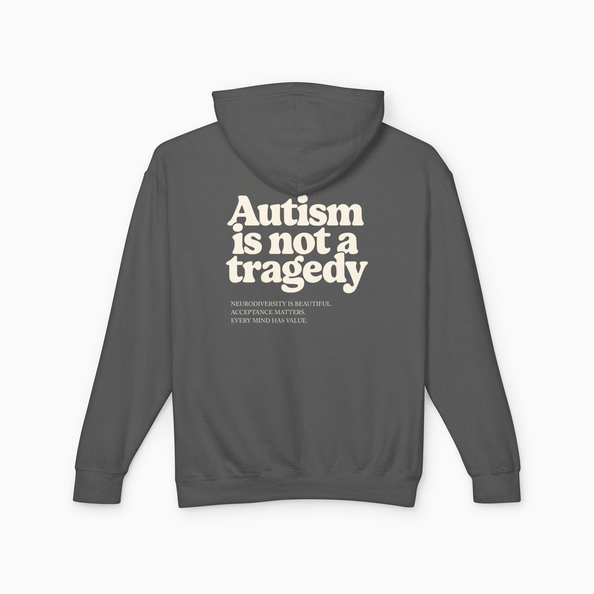 Autism is Not a Tragedy Comfort Colors Lightweight Hoodie