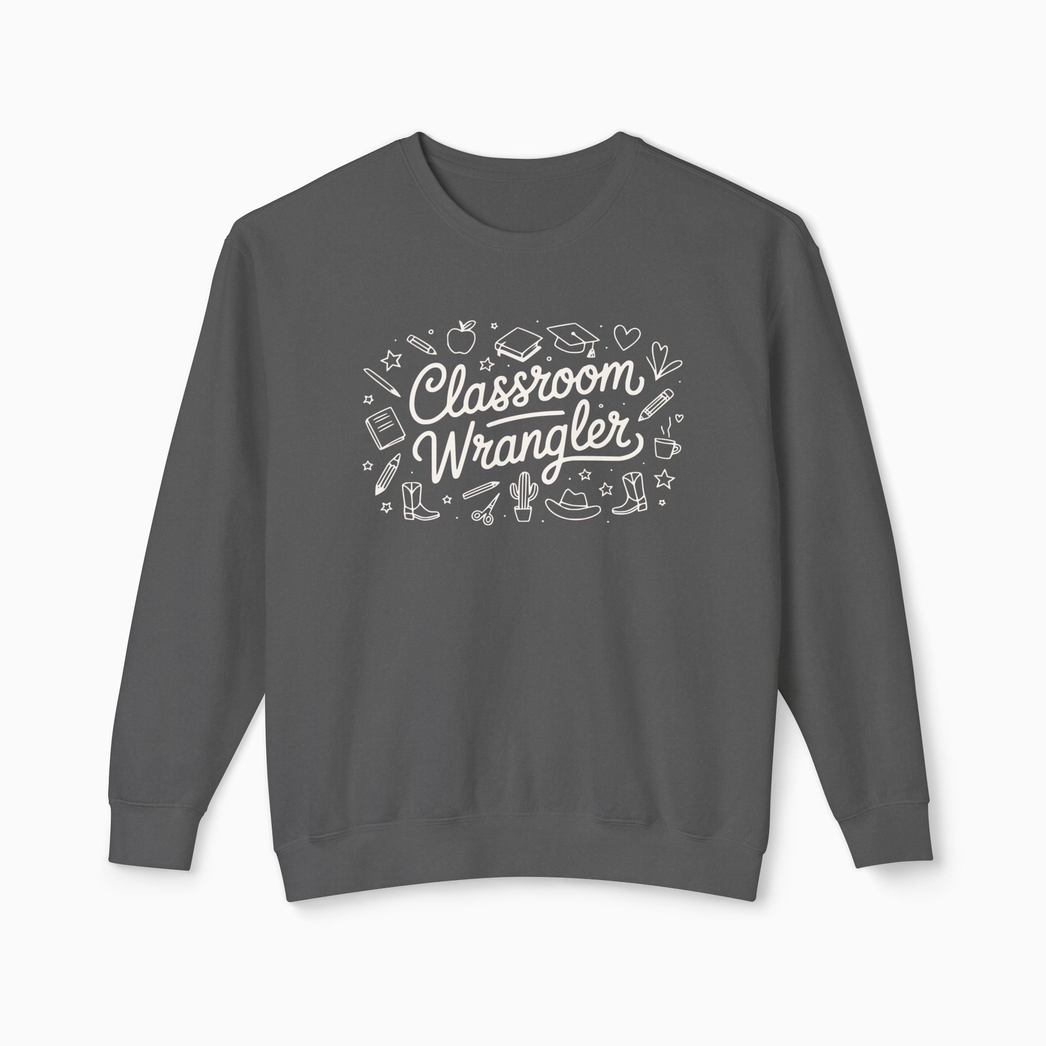 Classroom Wrangler Comfort Colors Lightweight Sweatshirt