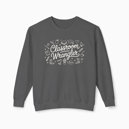Classroom Wrangler Comfort Colors Lightweight Sweatshirt