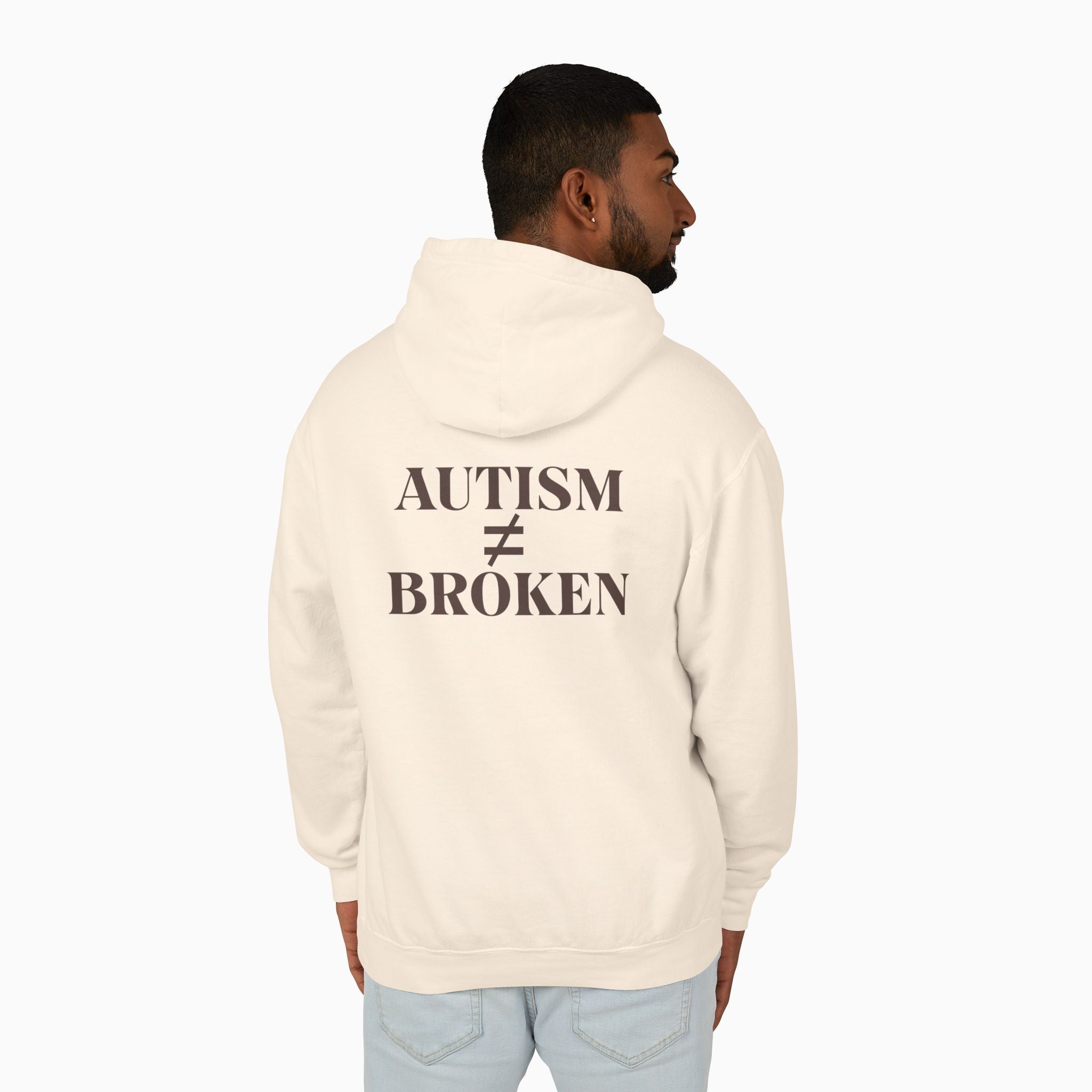 Autism ≠ Broken Comfort Colors Lightweight Hoodie