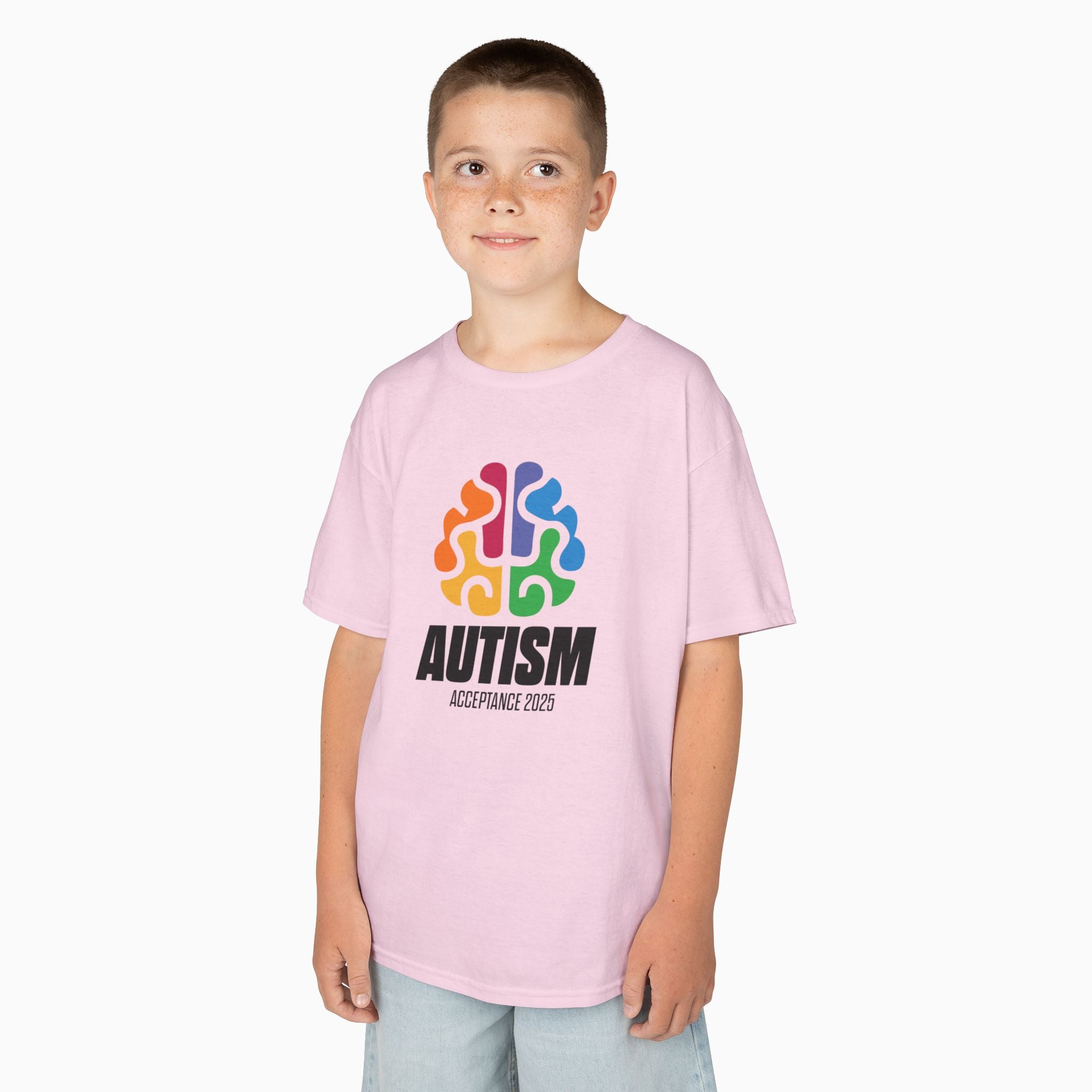 Autism Awareness 2025 - Brainbow Youth T-Shirt