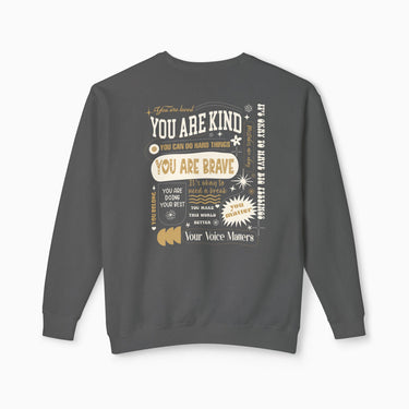 Autism Sweatshirt - Together We Bloom Comfort Colors Lightweight Sweatshirt - Daily Bloom