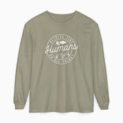 Helping Tiny Humans Do Big Things Comfort Colors Long Sleeve T-Shirt