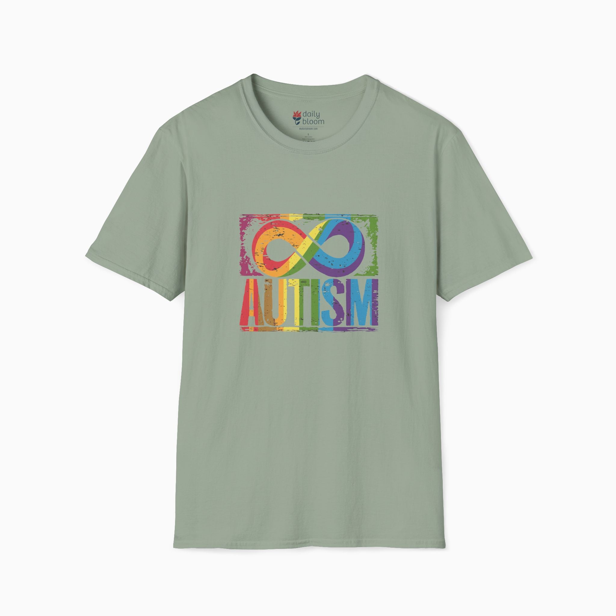 Autism Grunge Infinity Rainbow Tee
