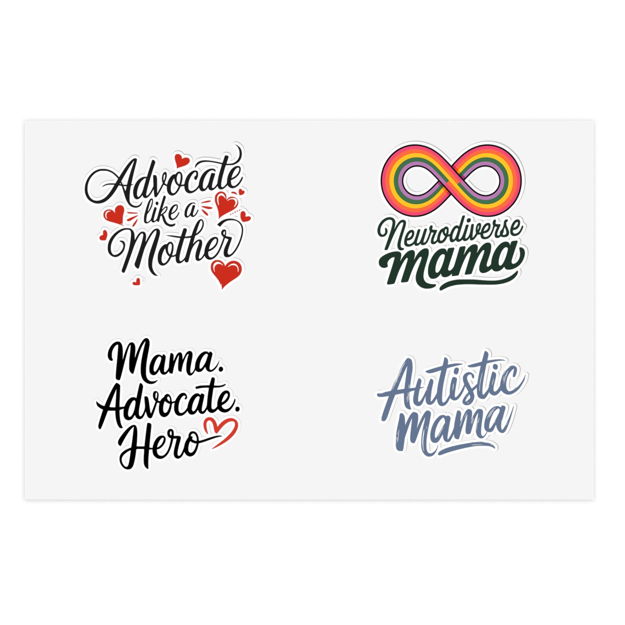 Mother's Day 2025 - Advocacy Mama Vinyl Sticker Sheet